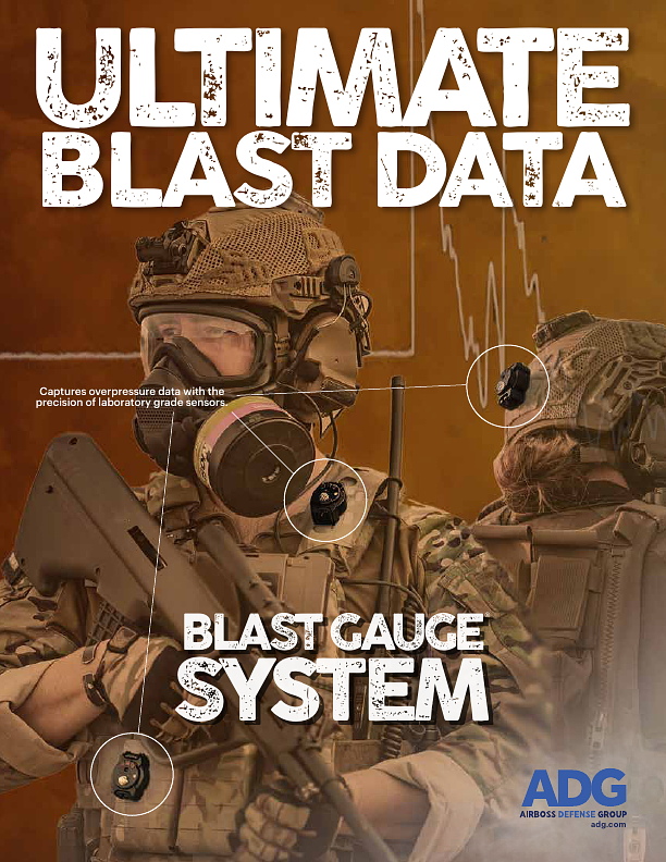 Cover of the The Blast Gauge System® brochure