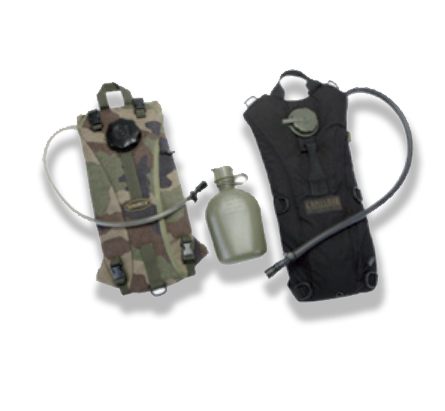 Hydration system with CBRN Canteen and CamelBak