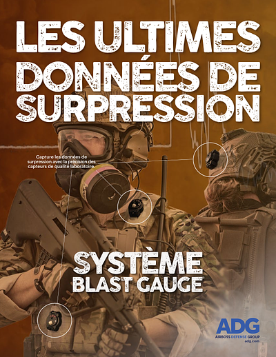 Couverture de la brochure Le Blast Gauge System® (système de jauge du souffle)