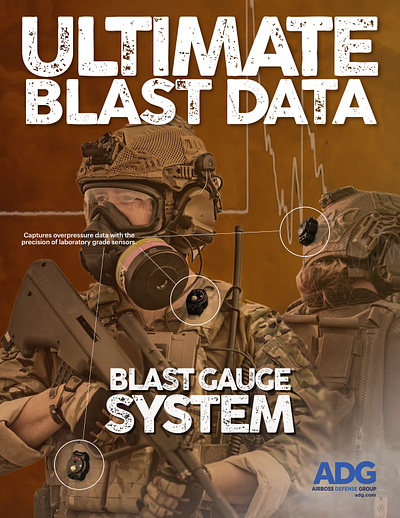 Cover of the The Blast Gauge System brochure