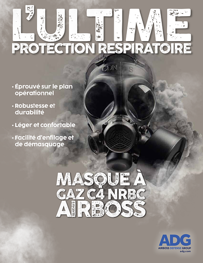 Couverture de la brochure Masque à gaz C4 NRBC